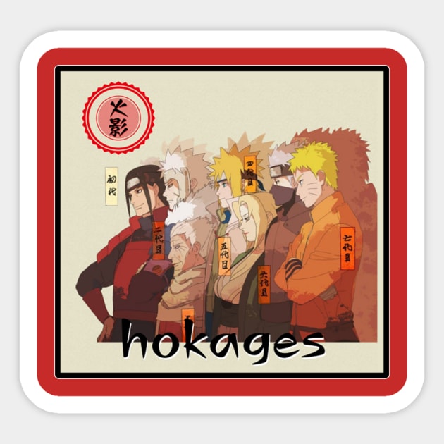 Hokages Sticker by Next Graffics